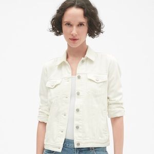 (Gap) White Jean Jacket